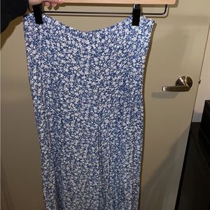 SHEIN BLUE VERY FLOWY PANTS